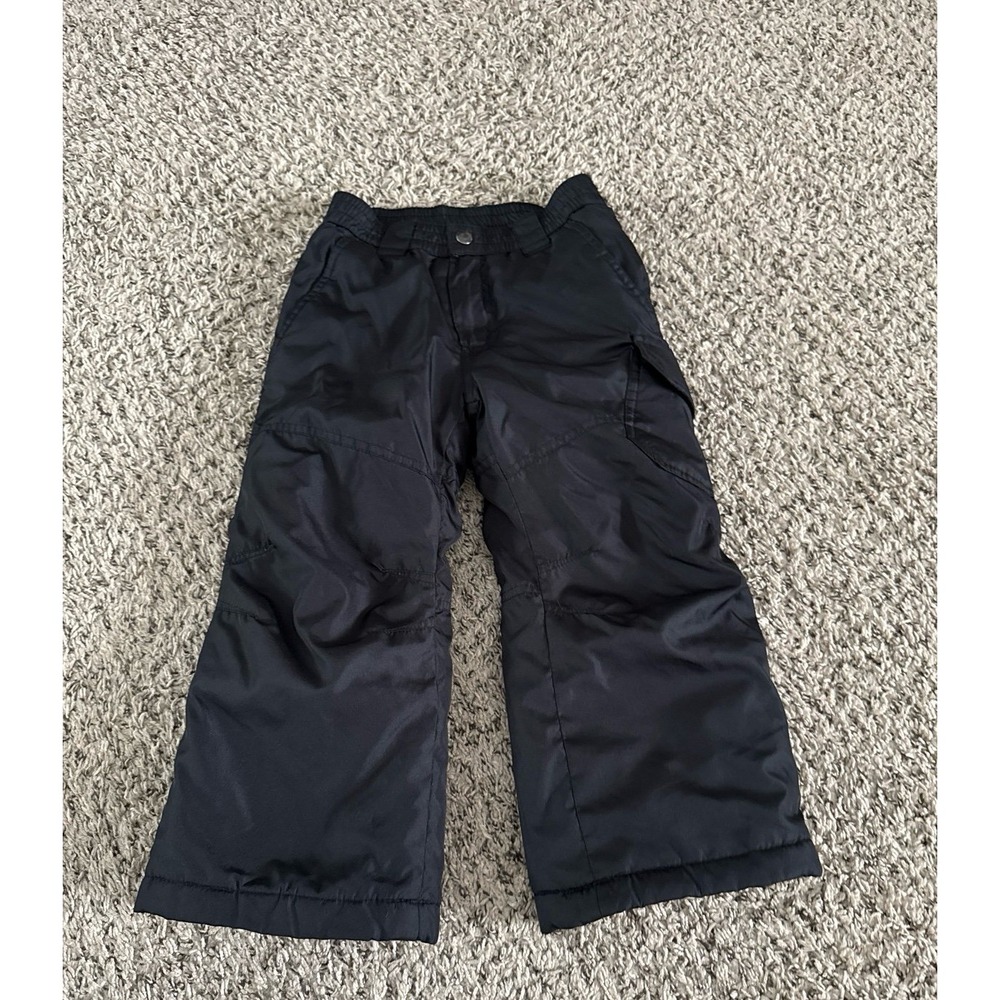 Faded Glory Boys Black Snow‎ Pants Size Small 4-5